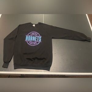 1988 Charlotte Hornets Limited Edition Circle Black NBA Crewneck